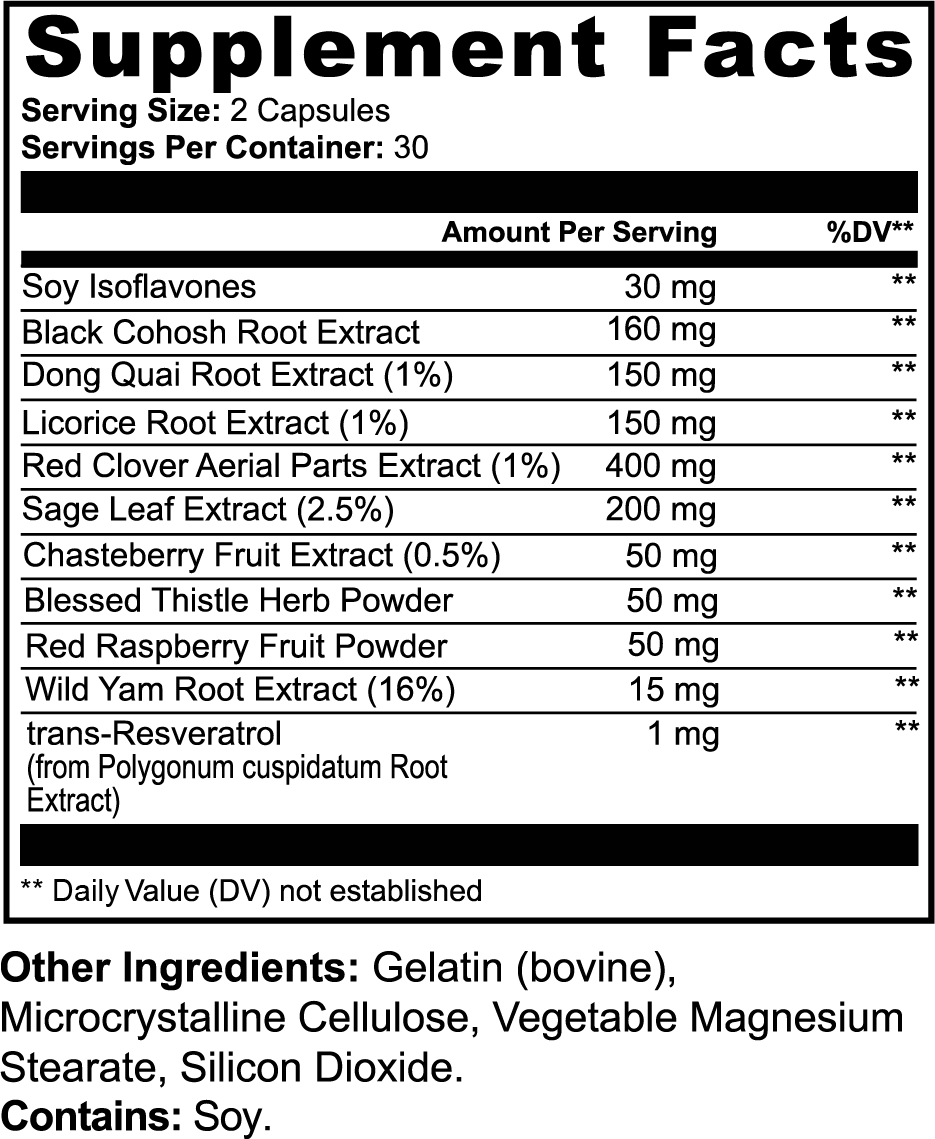 Women's Vitality Formula Capsules