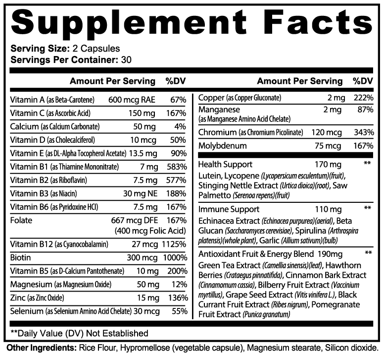 Complete Multivitamin Capsules