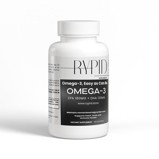 Omega-3 EPA 180mg + DHA 120mg Softgels