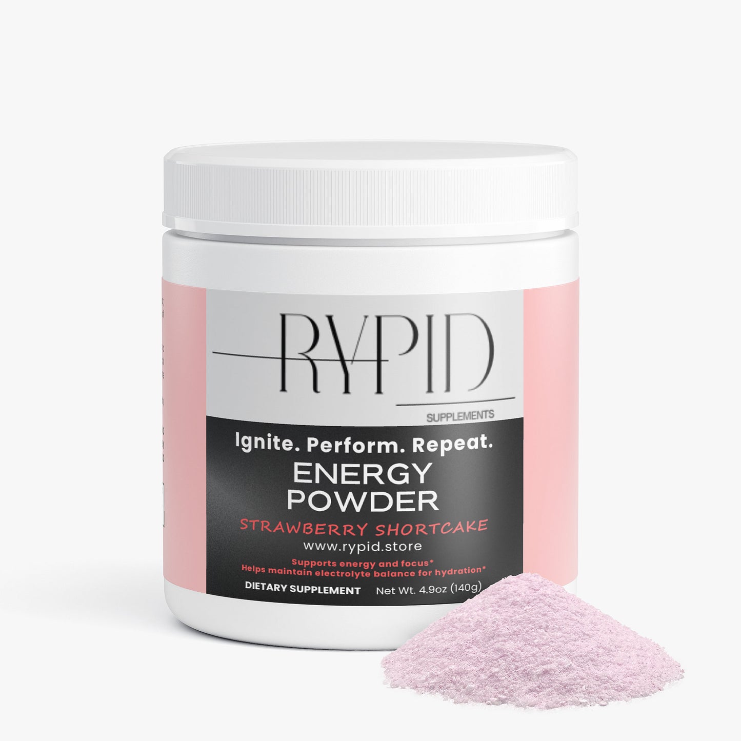 Energy Powder (Strawberry Shortcake)