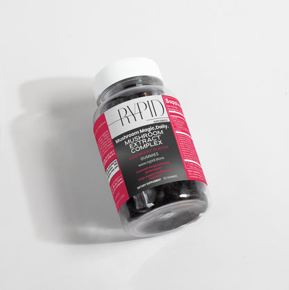 Mushroom Extract Complex Rasberry Flavor Gummies