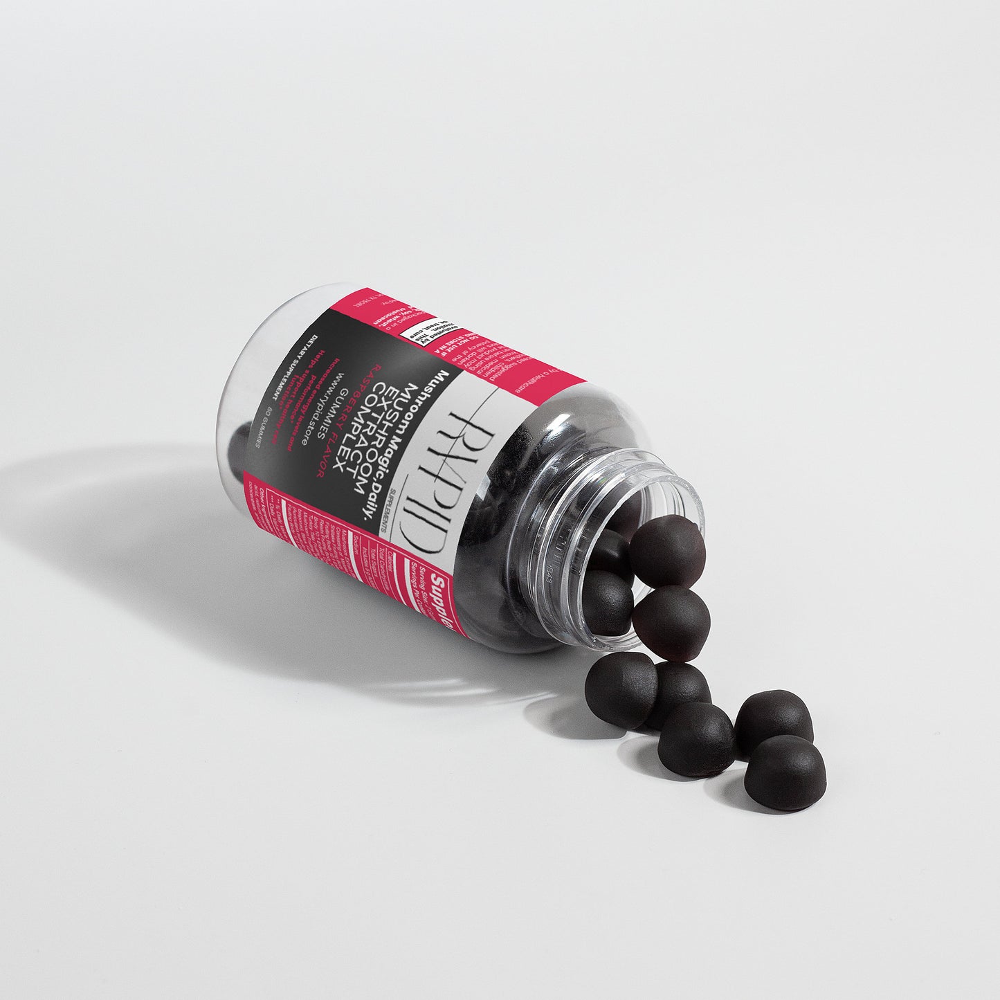 Mushroom Extract Complex Rasberry Flavor Gummies