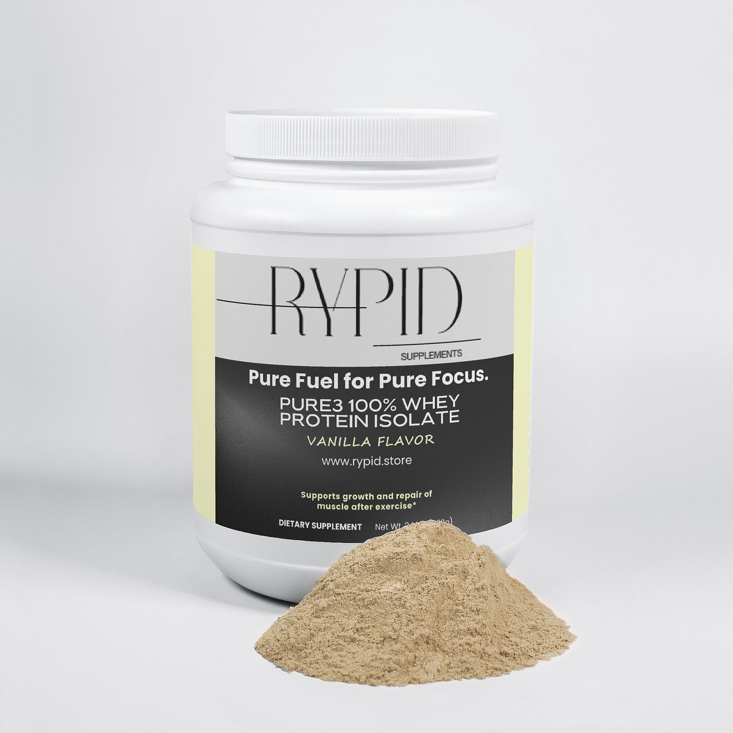 Pure3 100% Whey Protein Isolate (Vanilla)