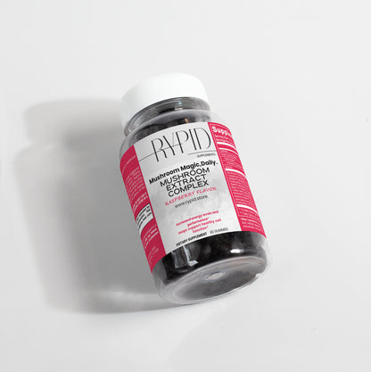 Mushroom Extract Complex (Rasberry Flavor) Gummies
