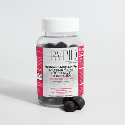 Mushroom Extract Complex (Rasberry Flavor) Gummies