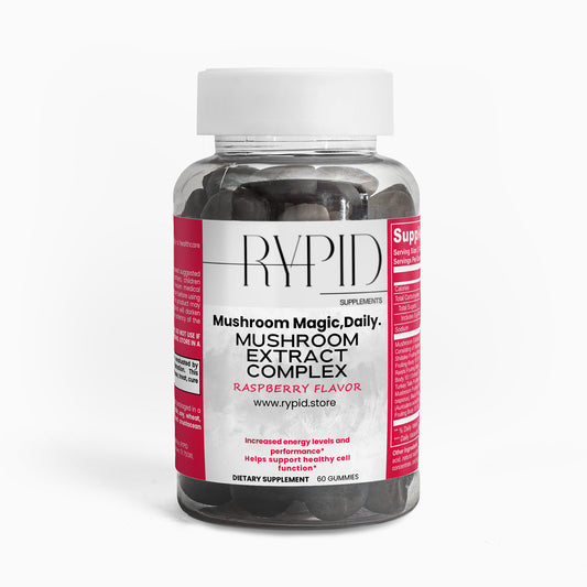 Mushroom Extract Complex (Rasberry Flavor) Gummies
