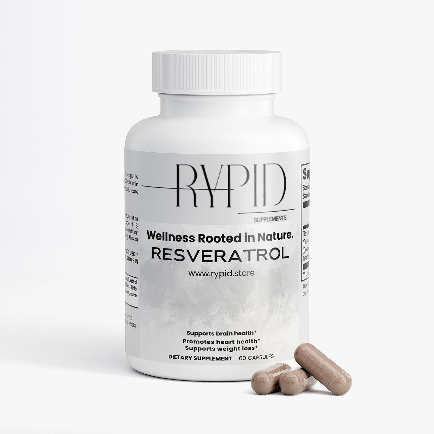 Resveratrol 50% 600mg Capsules