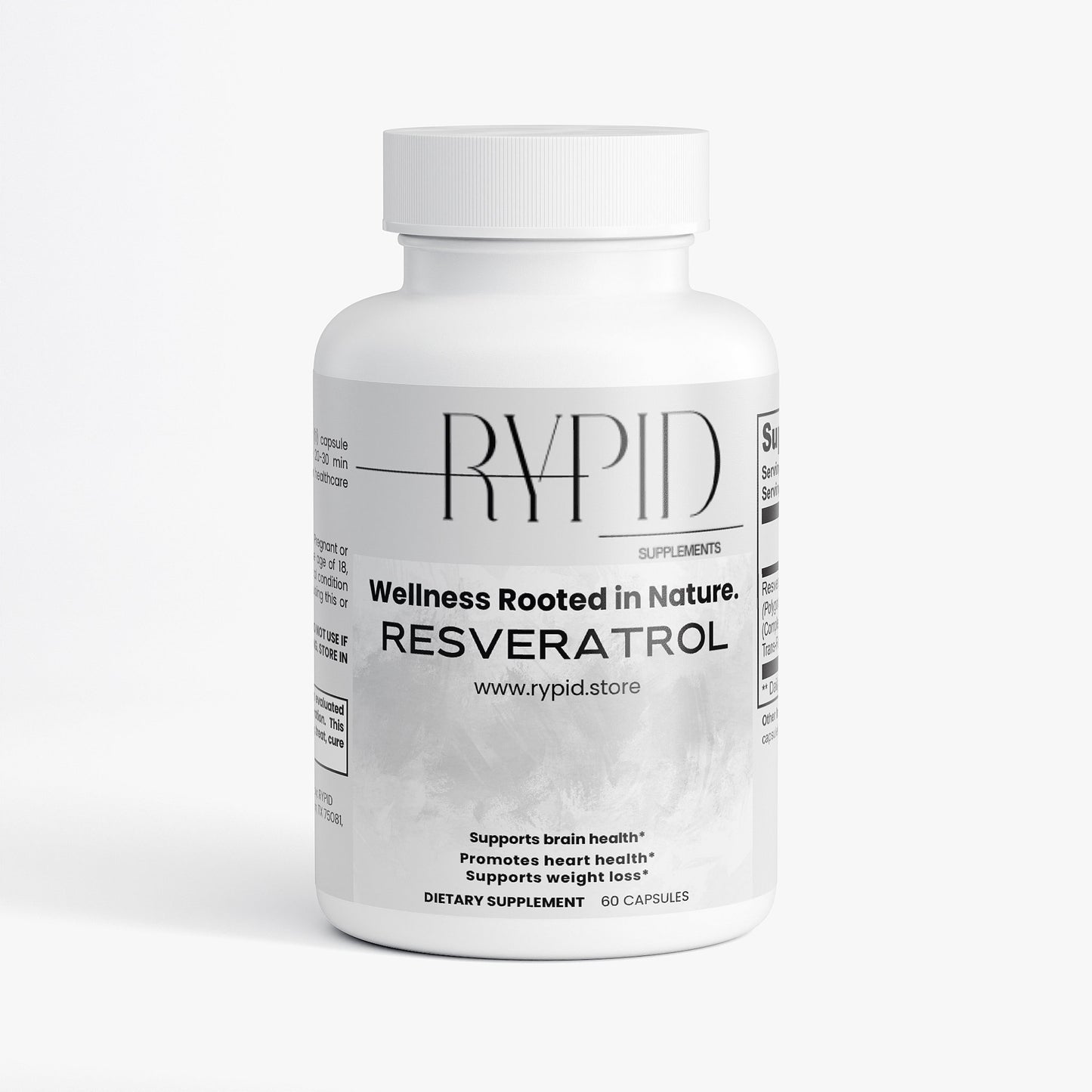 Resveratrol 50% 600mg Capsules