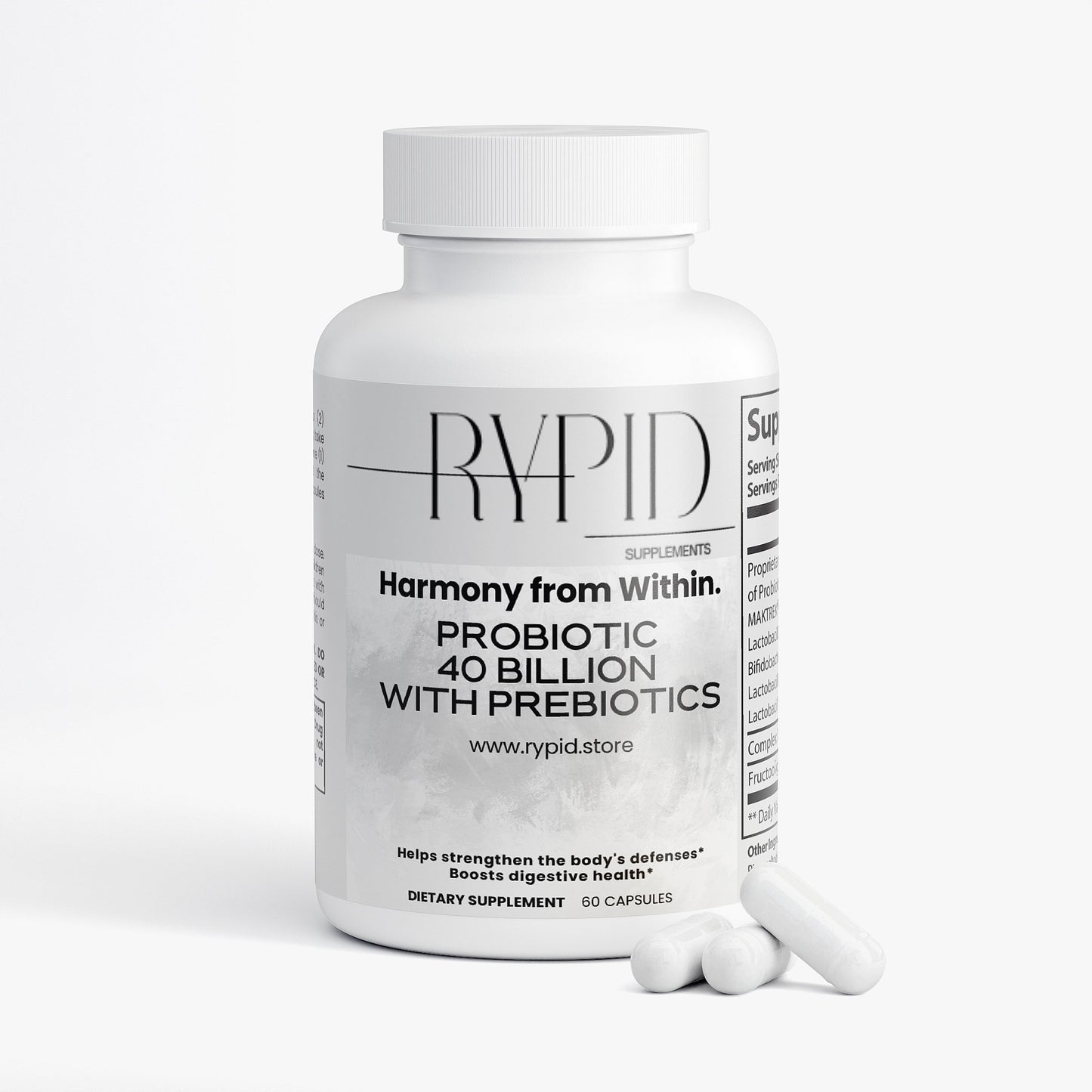 Probiotic 40 Billion with Prebiotics Capsules