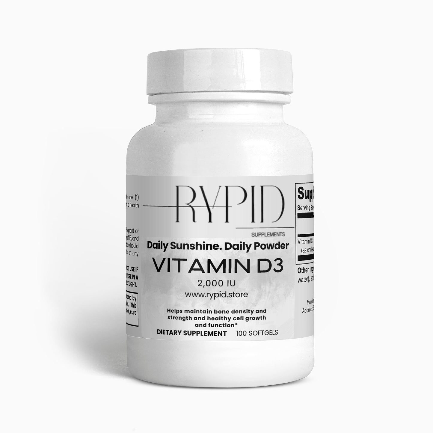 Vitamin D3 2,000 IU Softgels