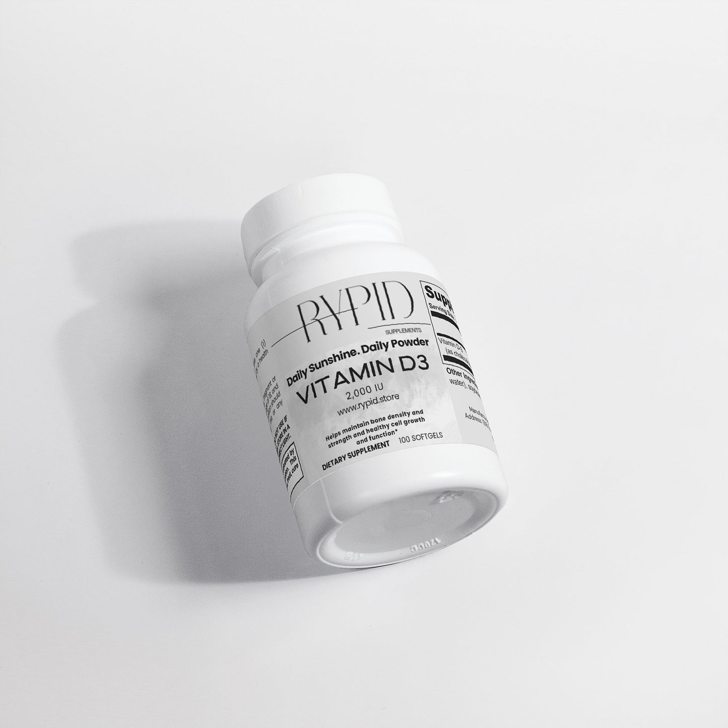Vitamin D3 2,000 IU Softgels