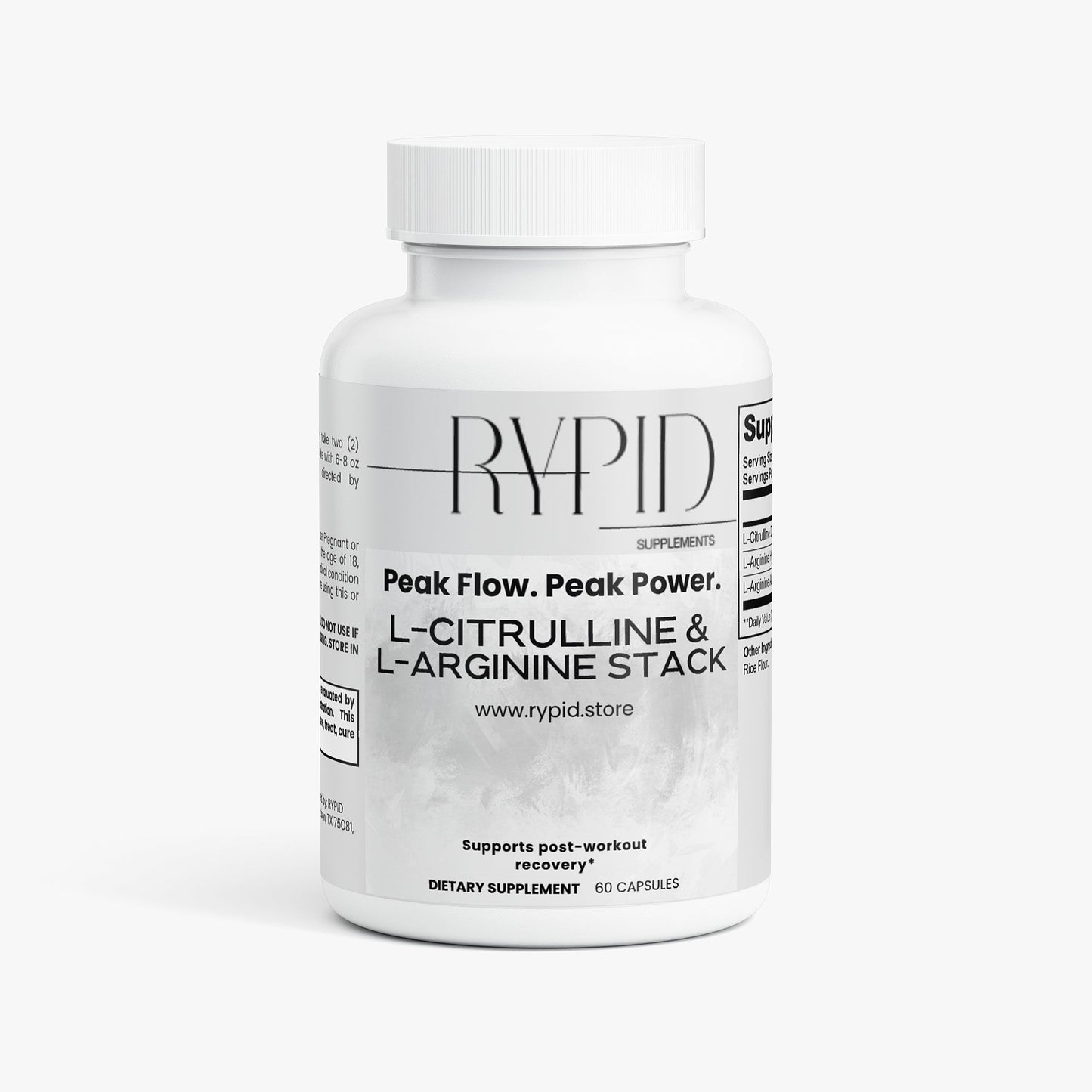 L-Citrulline & L-Arginine Stack Capsules