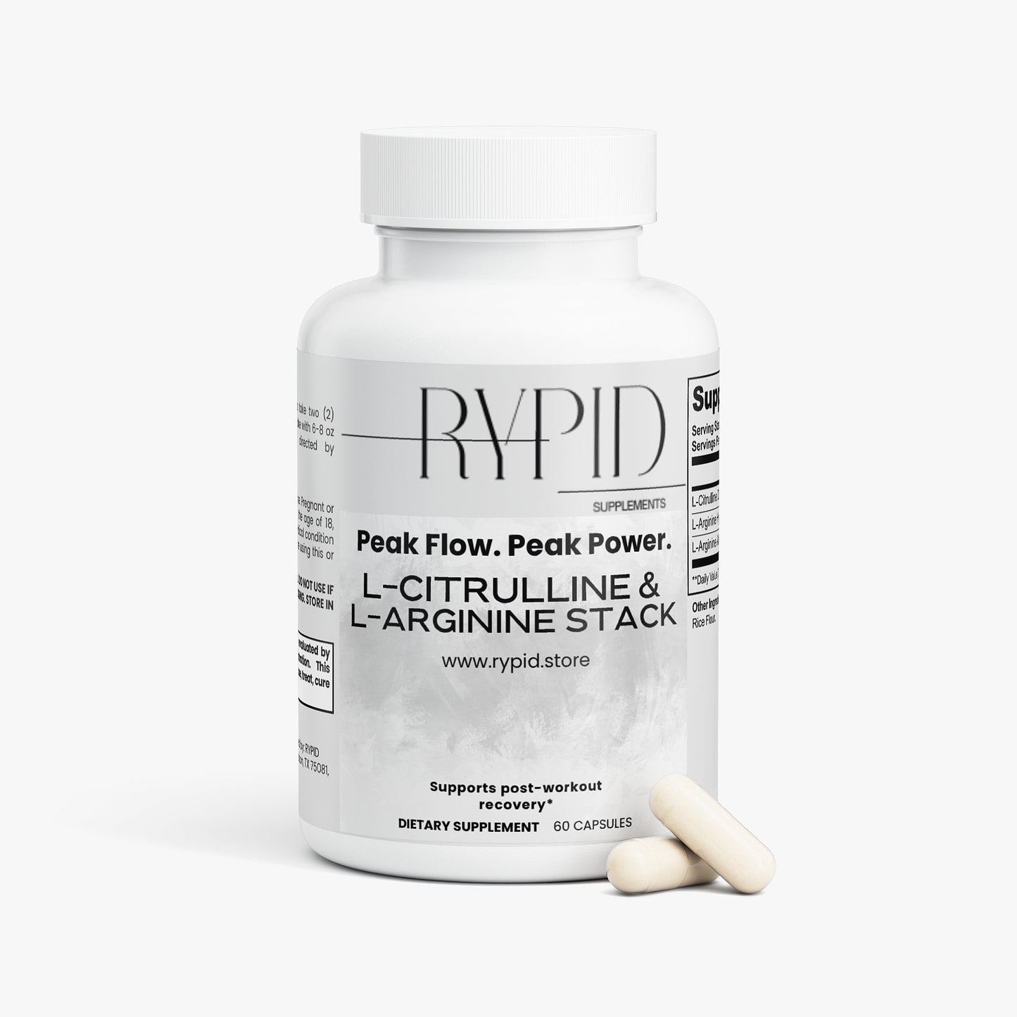 L-Citrulline & L-Arginine Stack Capsules