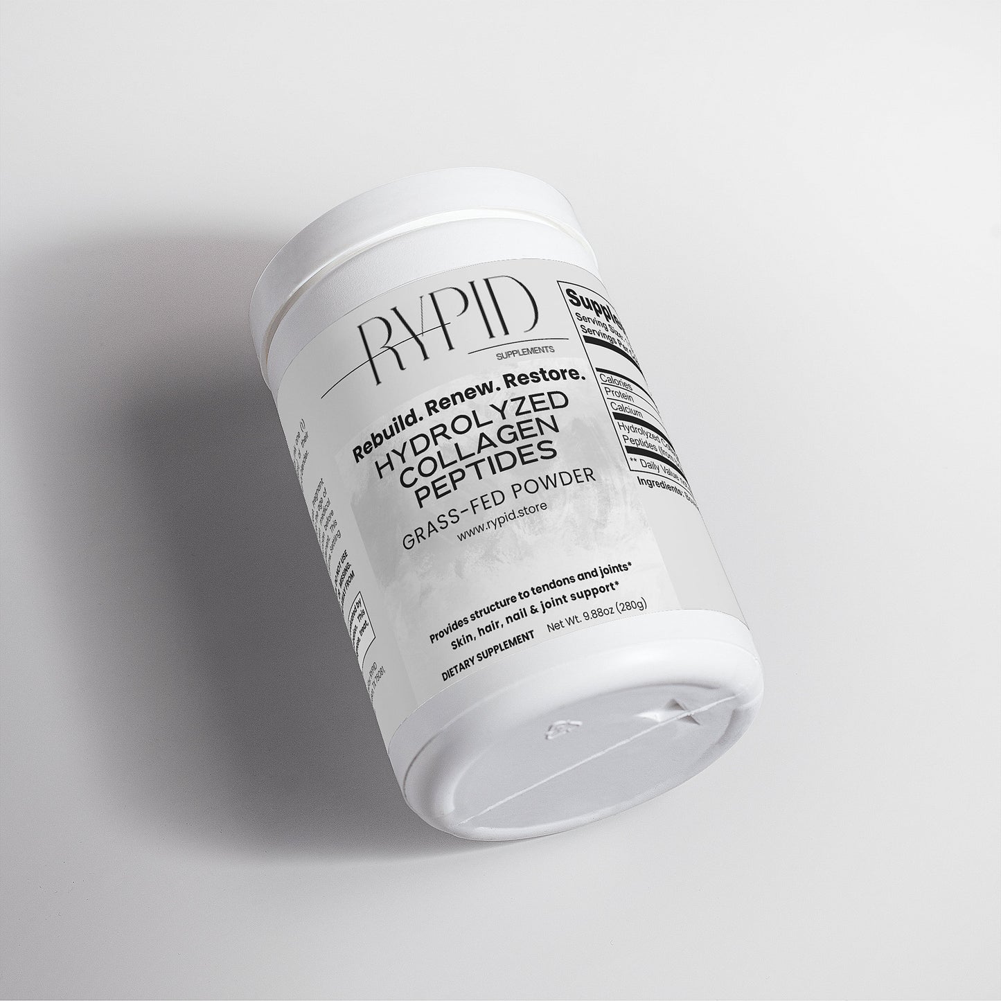 Grass-Fed Hydrolyzed Collagen Peptides Powder