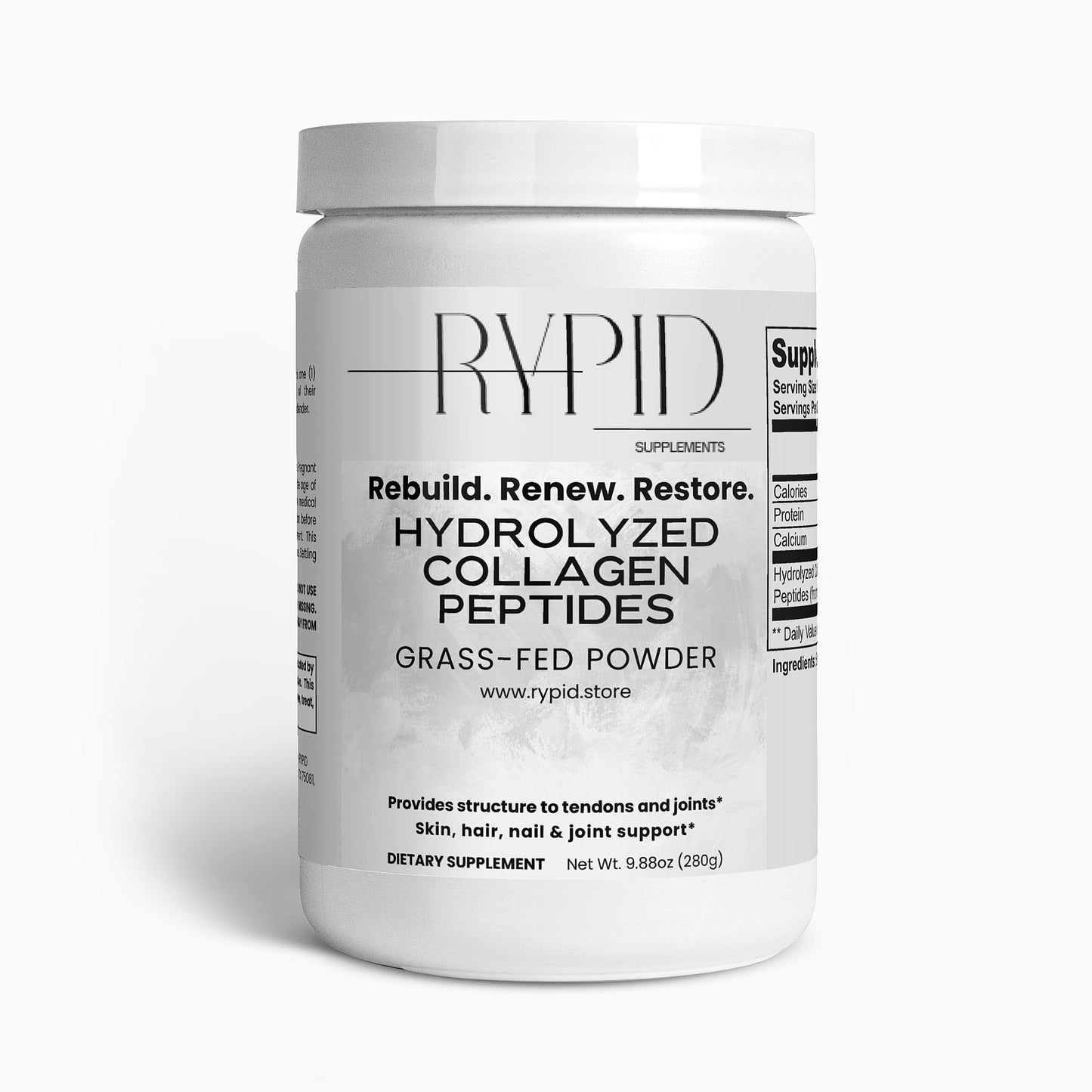 Grass-Fed Hydrolyzed Collagen Peptides Powder