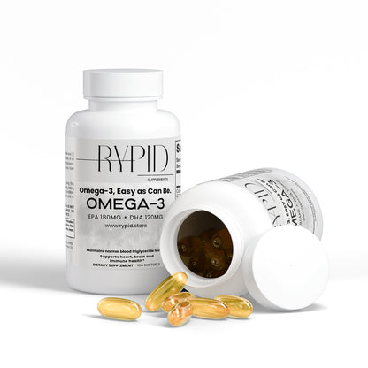 Omega-3 EPA 180mg + DHA 120mg Softgels