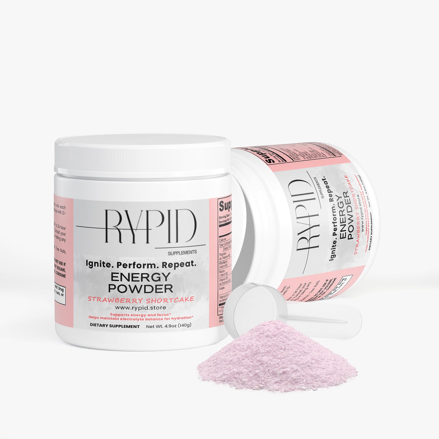 Energy Powder (Strawberry Shortcake)