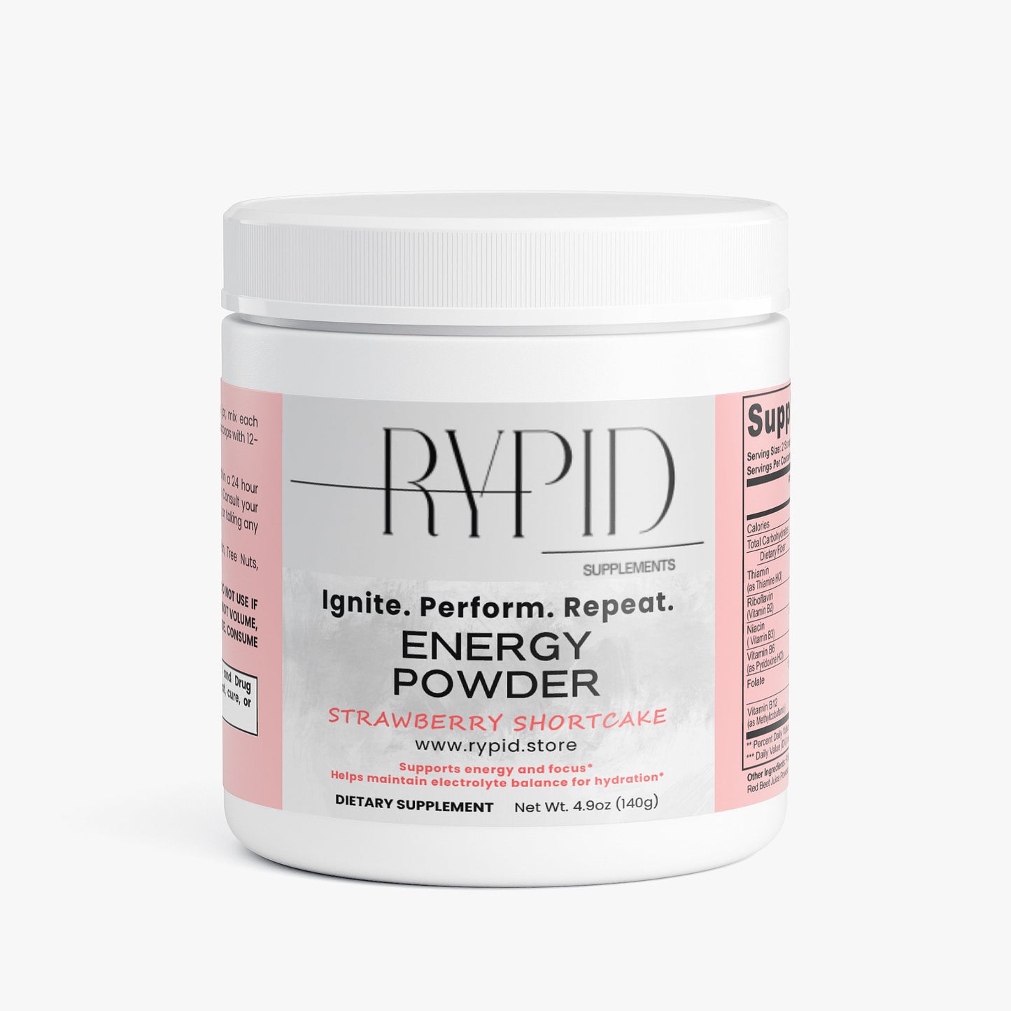 Energy Powder (Strawberry Shortcake)