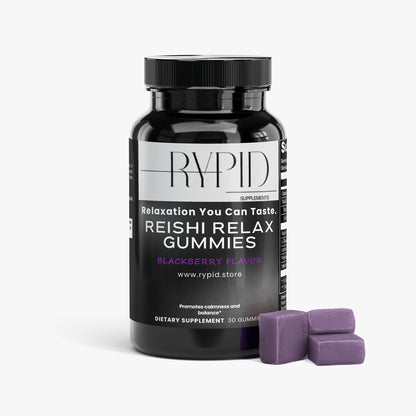 Reishi Relax Gummies (Blackberry Flavor)