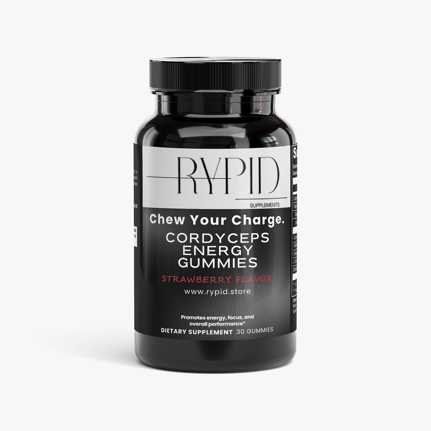 Cordyceps Energy Gummies (Strawberry Flavor)